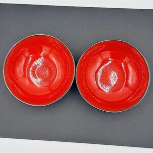 Red Solstice Round Soup / Cereal 7.75" Bowls by Target Home Set of 2